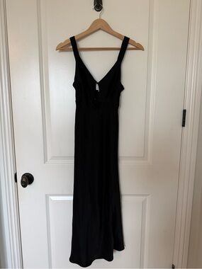 Third Form Classic Black Slip Dress